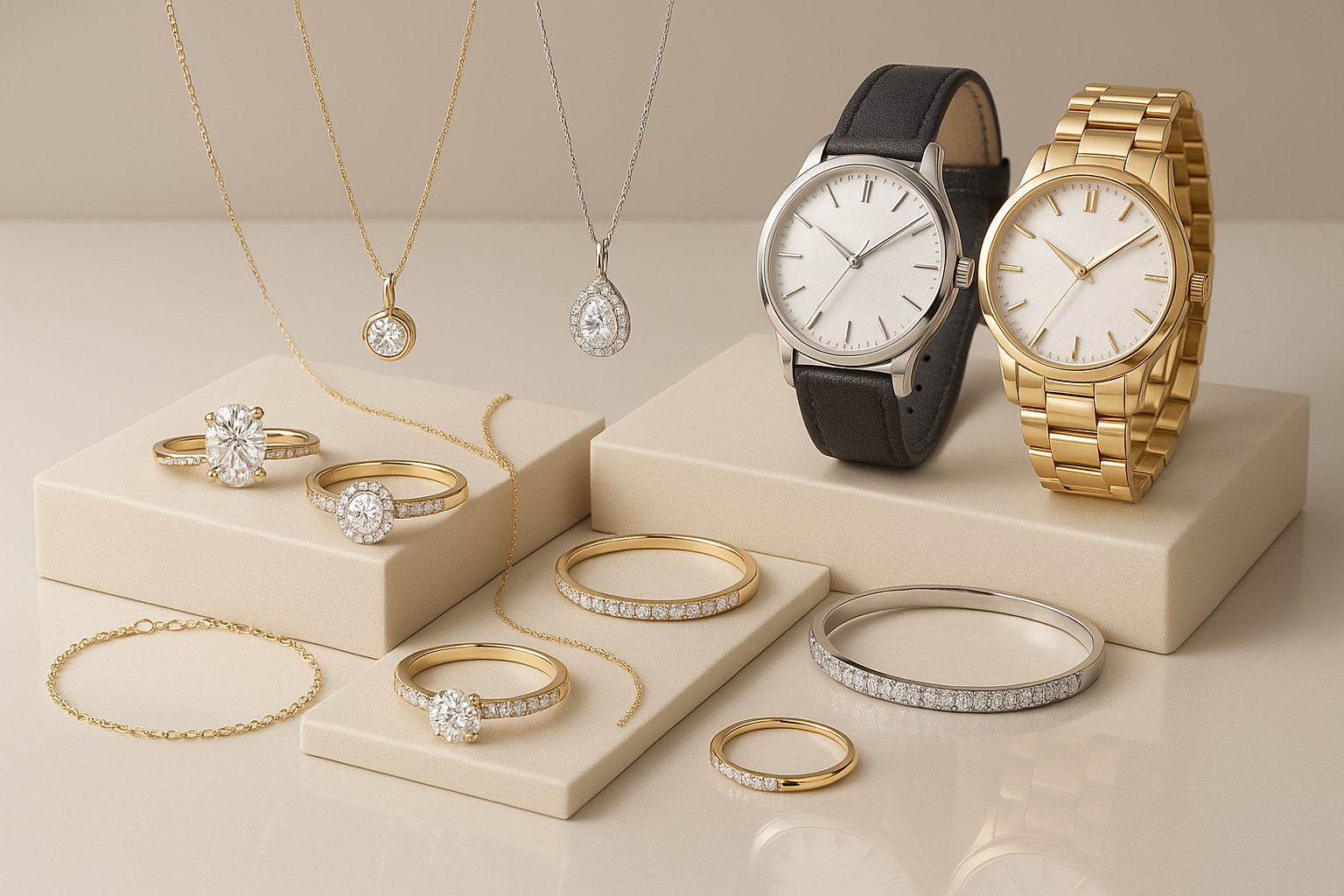 Elegant jewelry & watches for every occasion