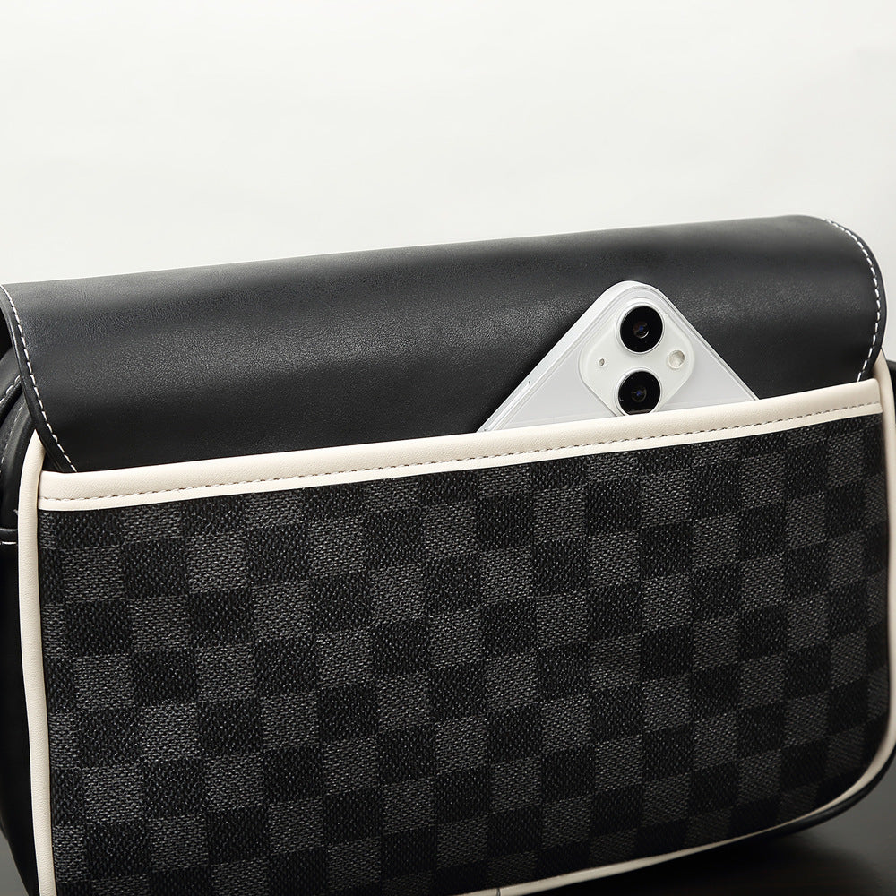 New Men's Casual Horizontal Commuting Business Shoulder Bag