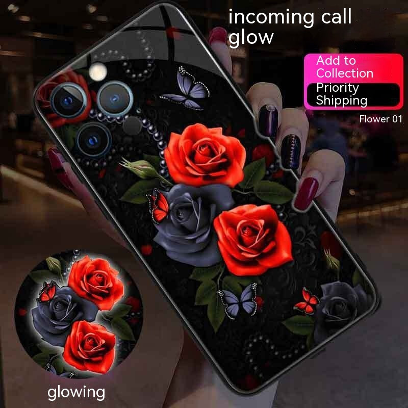 Incoming Light Rose Chinese Style Phone Case