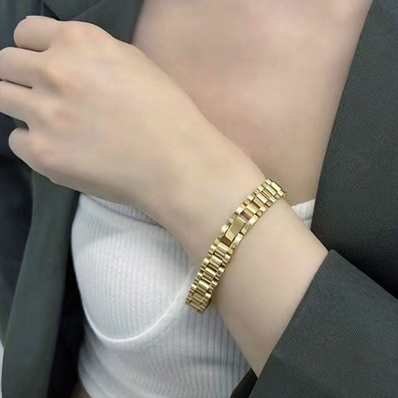 Stainless Steel Watch Band Bracelet For Men And Women