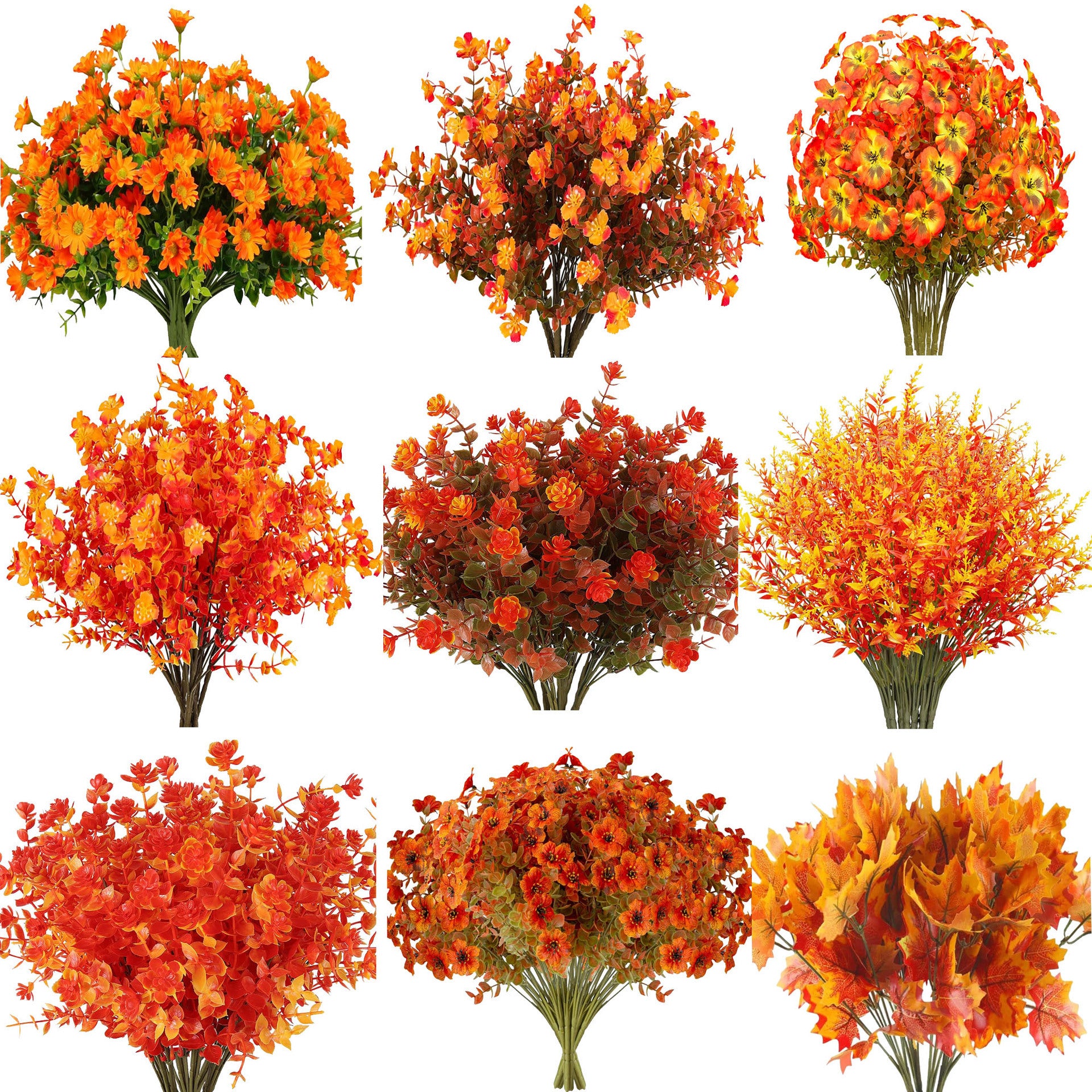 Autumn Outdoor Flower Artificial Fake Flower