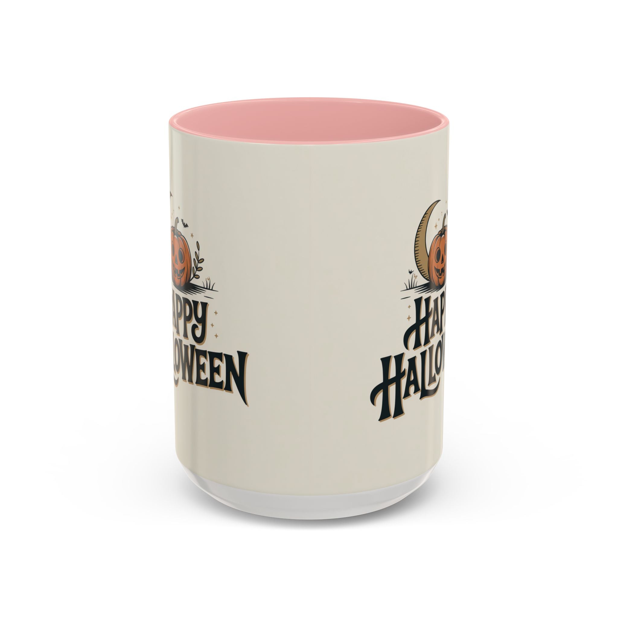 Halloween Accent Coffee Mug - Spooky Pumpkin Design, Perfect for Fall Decor, Halloween Gift, Party Mug, Coffee Lover's Gift