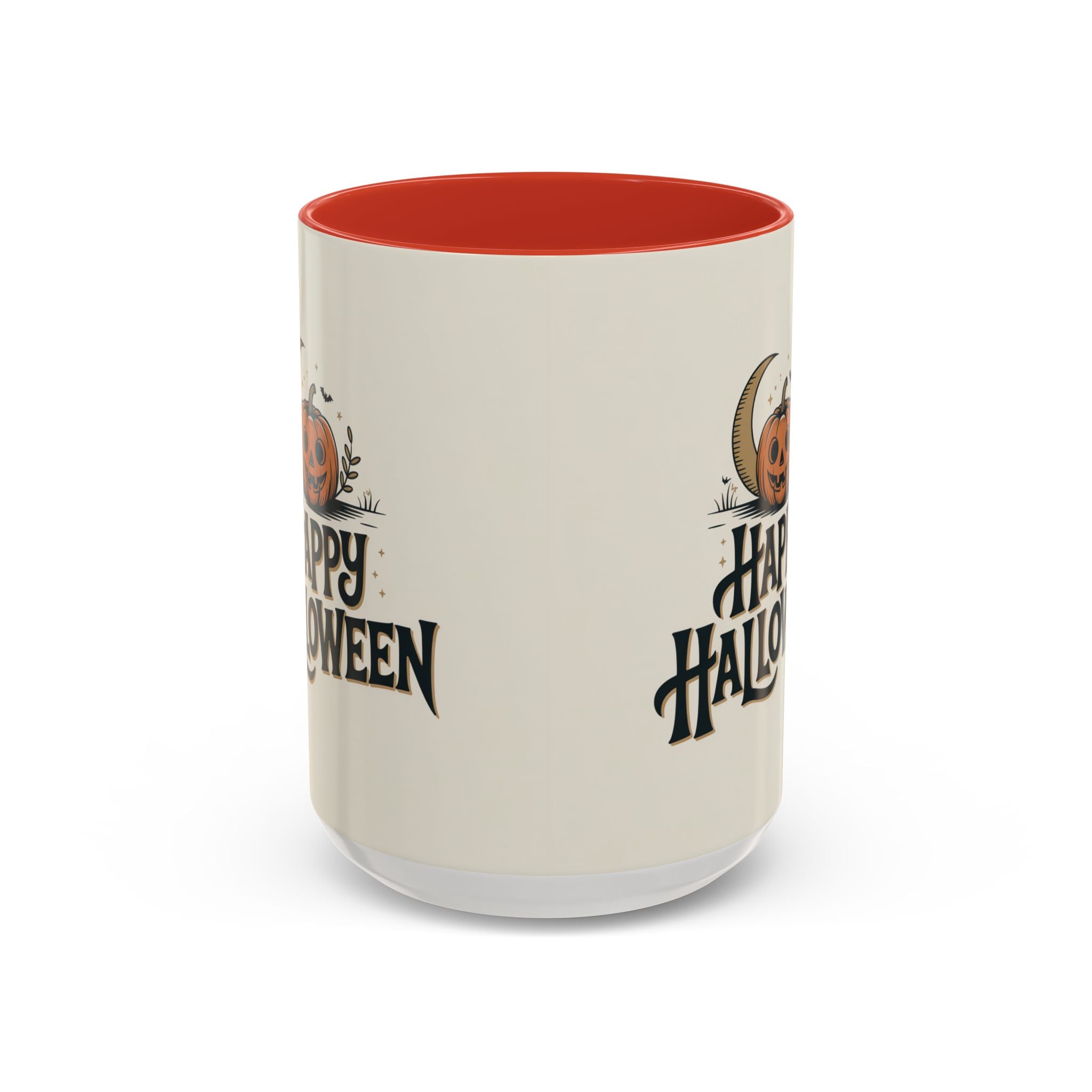 Halloween Accent Coffee Mug - Spooky Pumpkin Design, Perfect for Fall Decor, Halloween Gift, Party Mug, Coffee Lover's Gift
