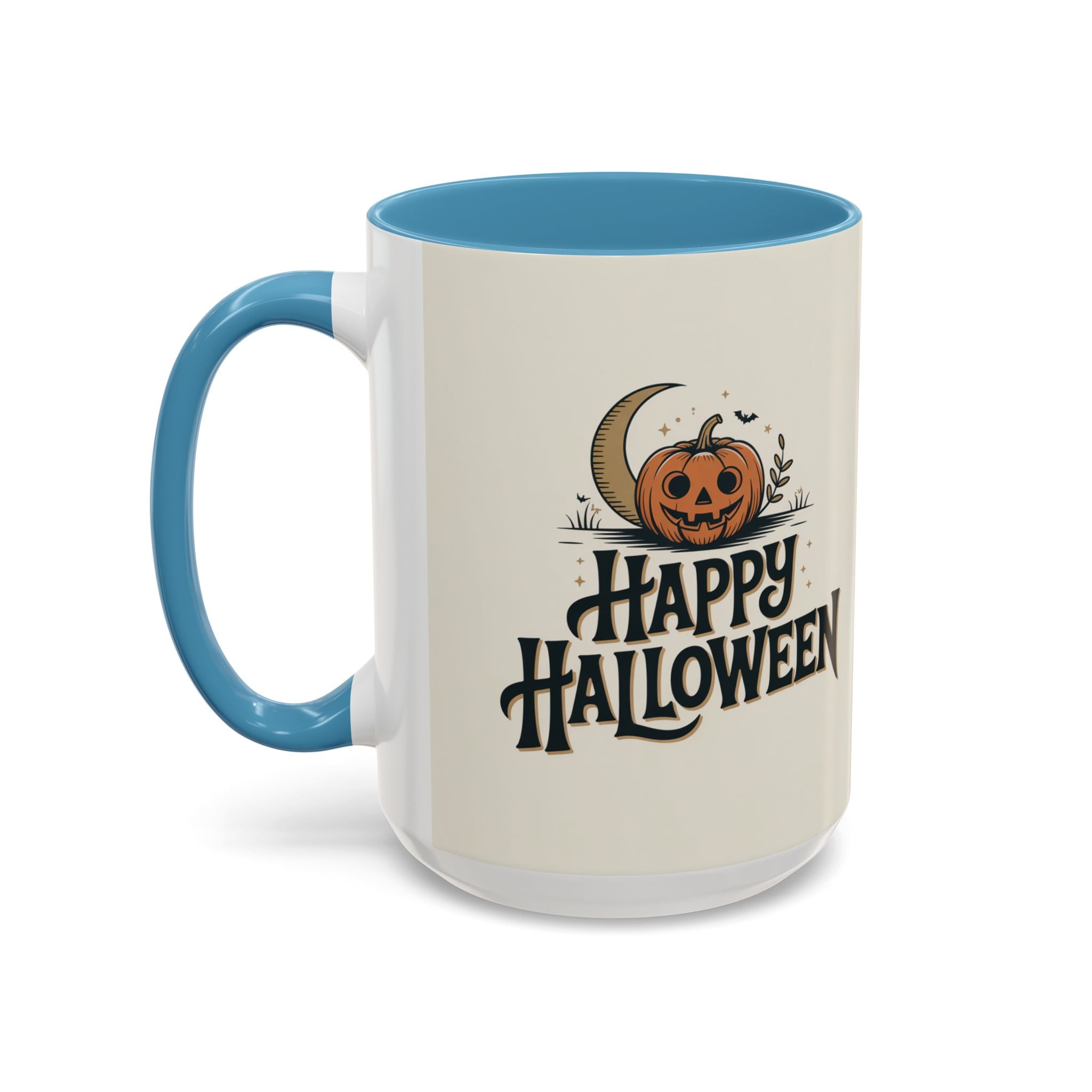 Halloween Accent Coffee Mug - Spooky Pumpkin Design, Perfect for Fall Decor, Halloween Gift, Party Mug, Coffee Lover's Gift