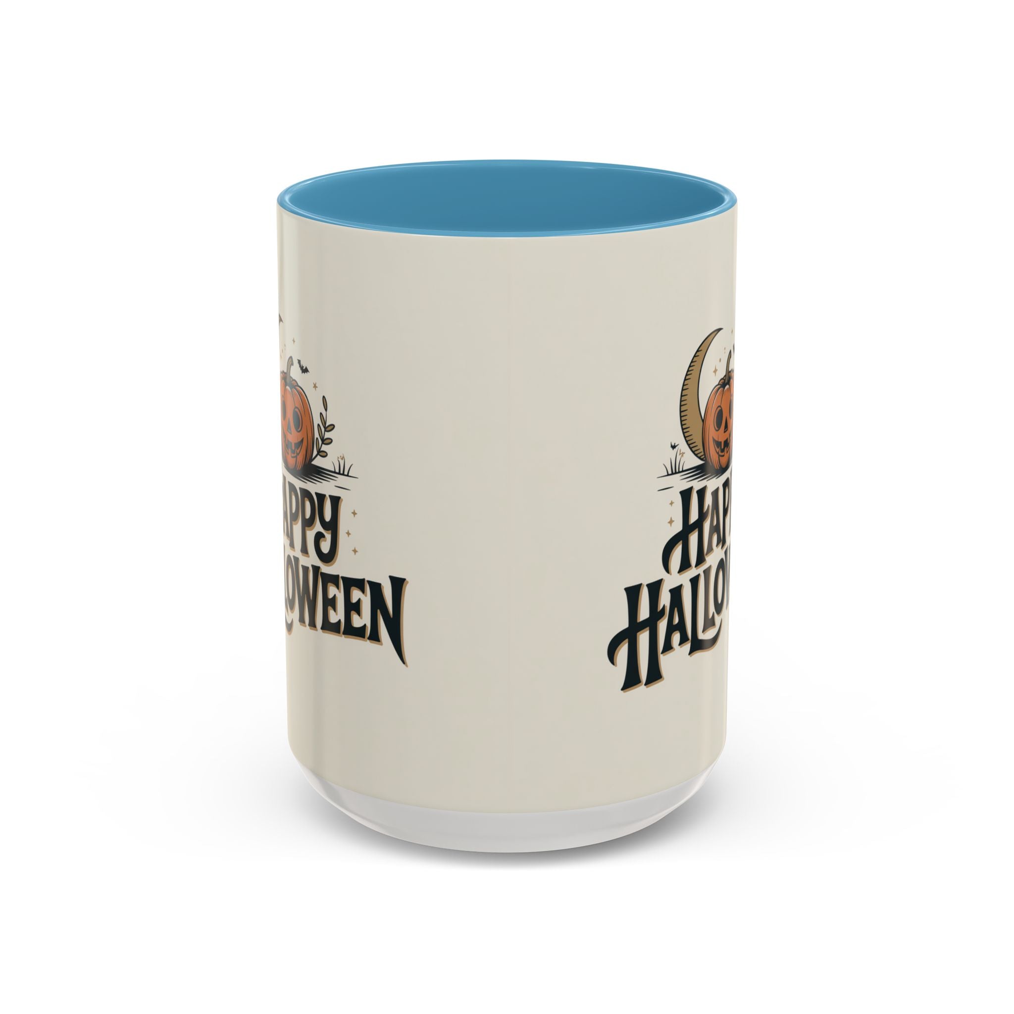 Halloween Accent Coffee Mug - Spooky Pumpkin Design, Perfect for Fall Decor, Halloween Gift, Party Mug, Coffee Lover's Gift