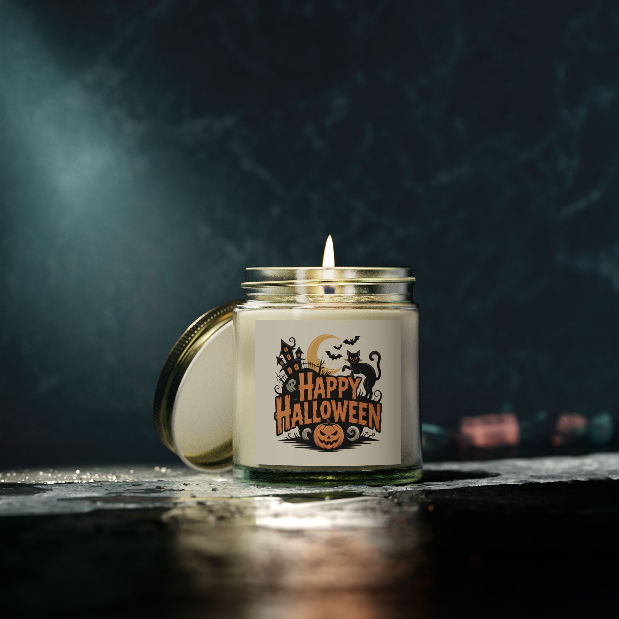 Halloween Scented Candles | Cozy Autumn Aroma | Perfect Party Favors, Home Decor, Gifts for Fall Celebrations