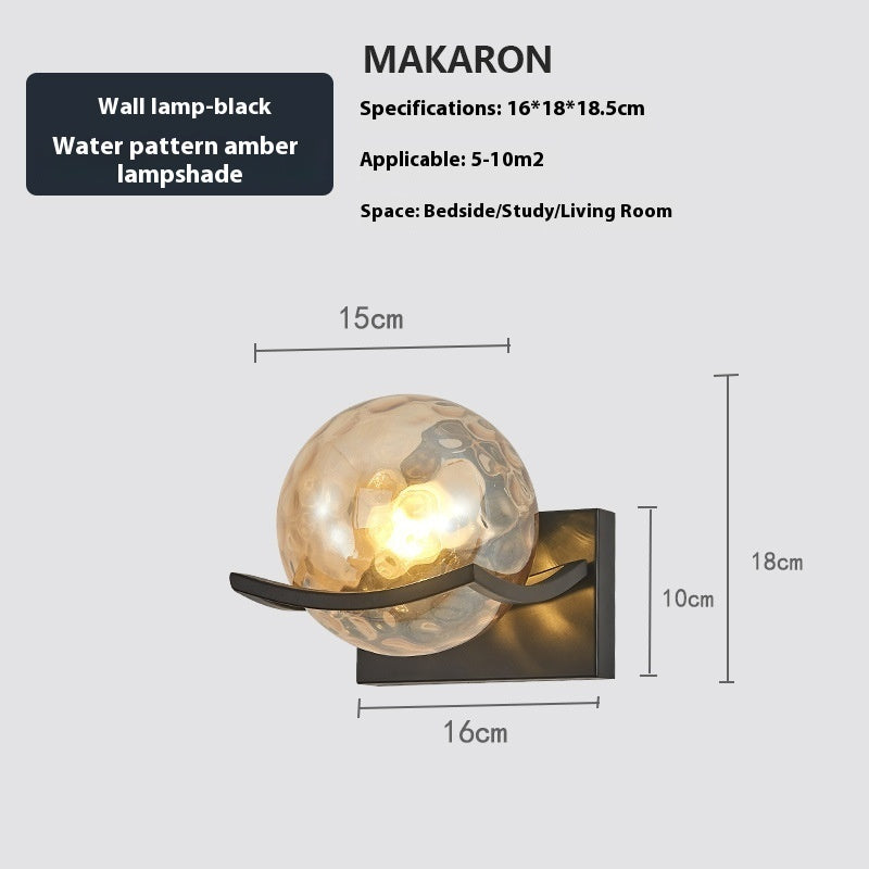 Modern Minimalist Bedroom Bedside Wall Lamp