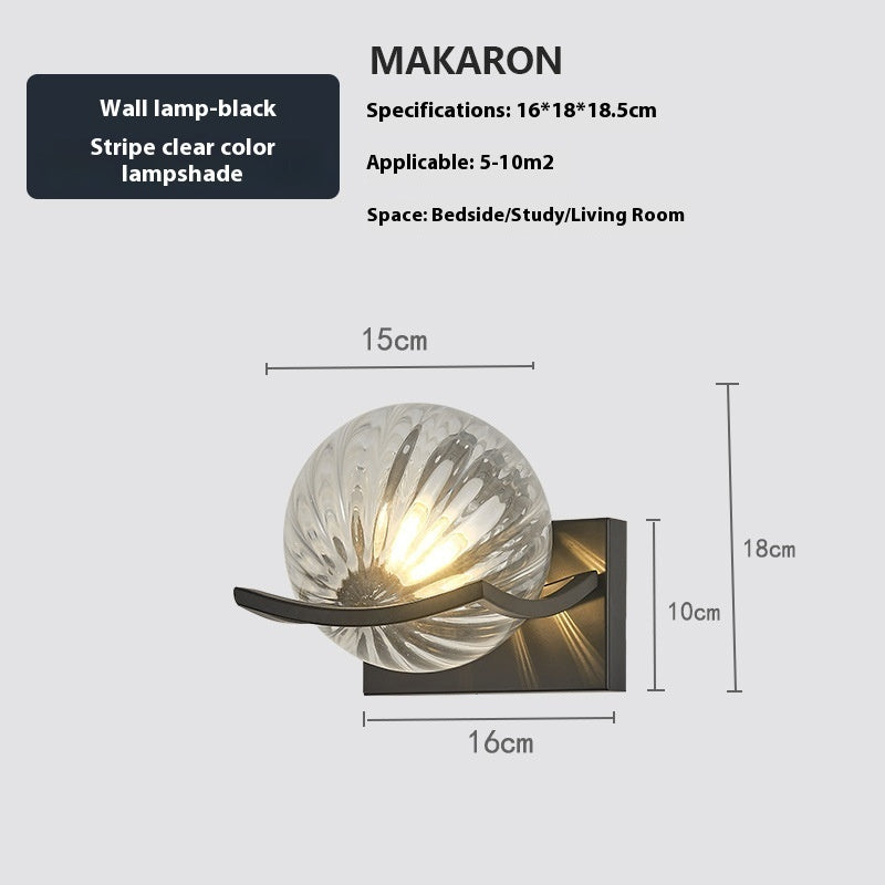 Modern Minimalist Bedroom Bedside Wall Lamp