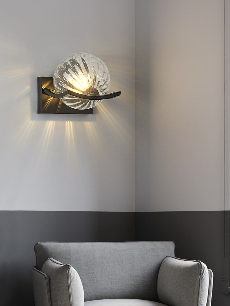 Modern Minimalist Bedroom Bedside Wall Lamp