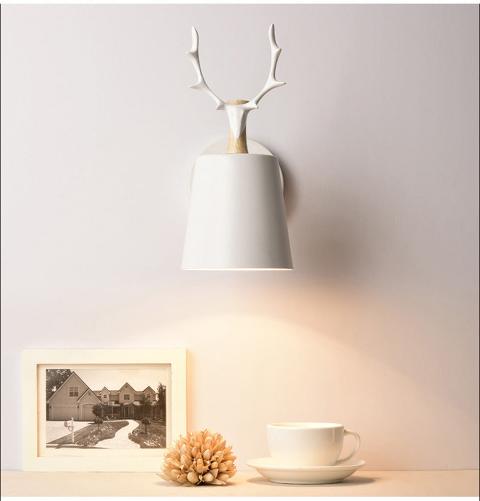 Antler bedside lamp