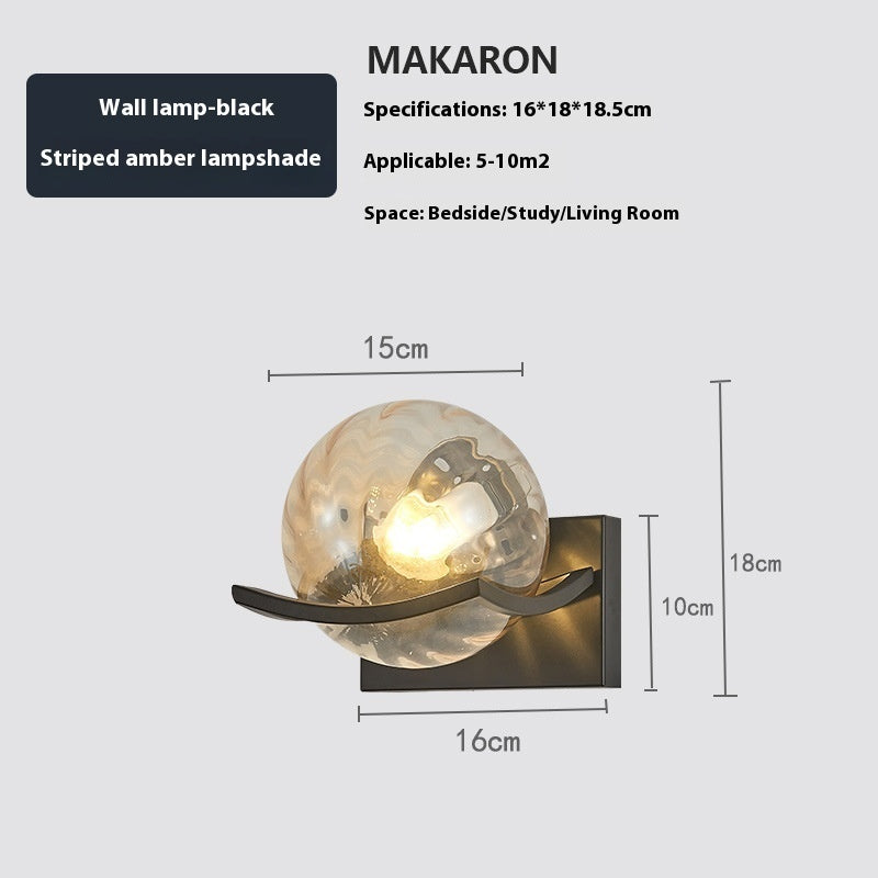 Modern Minimalist Bedroom Bedside Wall Lamp