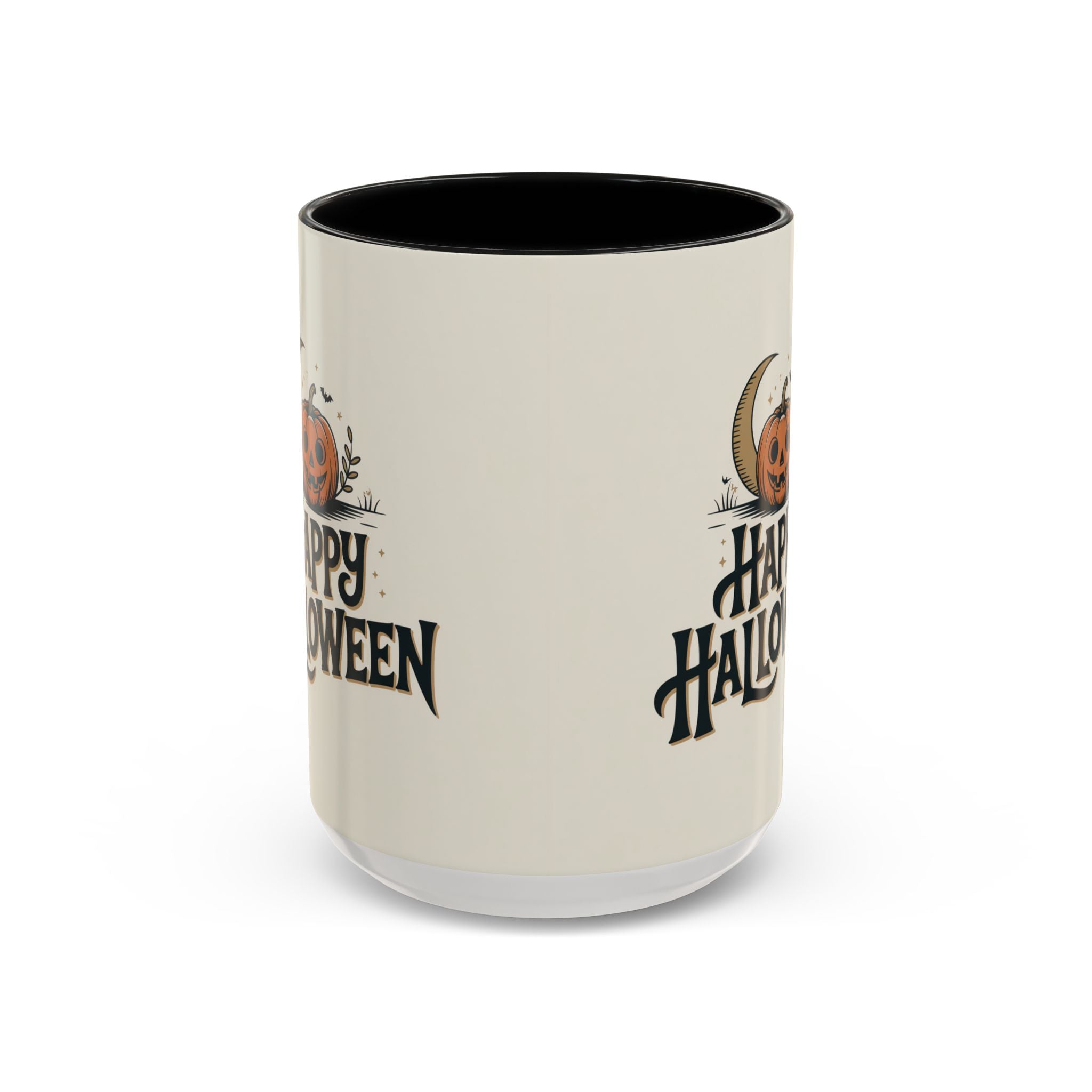 Halloween Accent Coffee Mug - Spooky Pumpkin Design, Perfect for Fall Decor, Halloween Gift, Party Mug, Coffee Lover's Gift