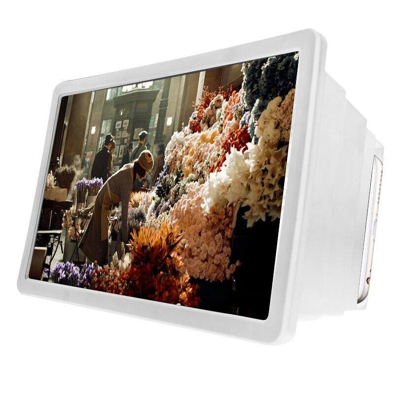 White Mobile Phone Screen Magnifier, Bringing A Wider Viewing Field