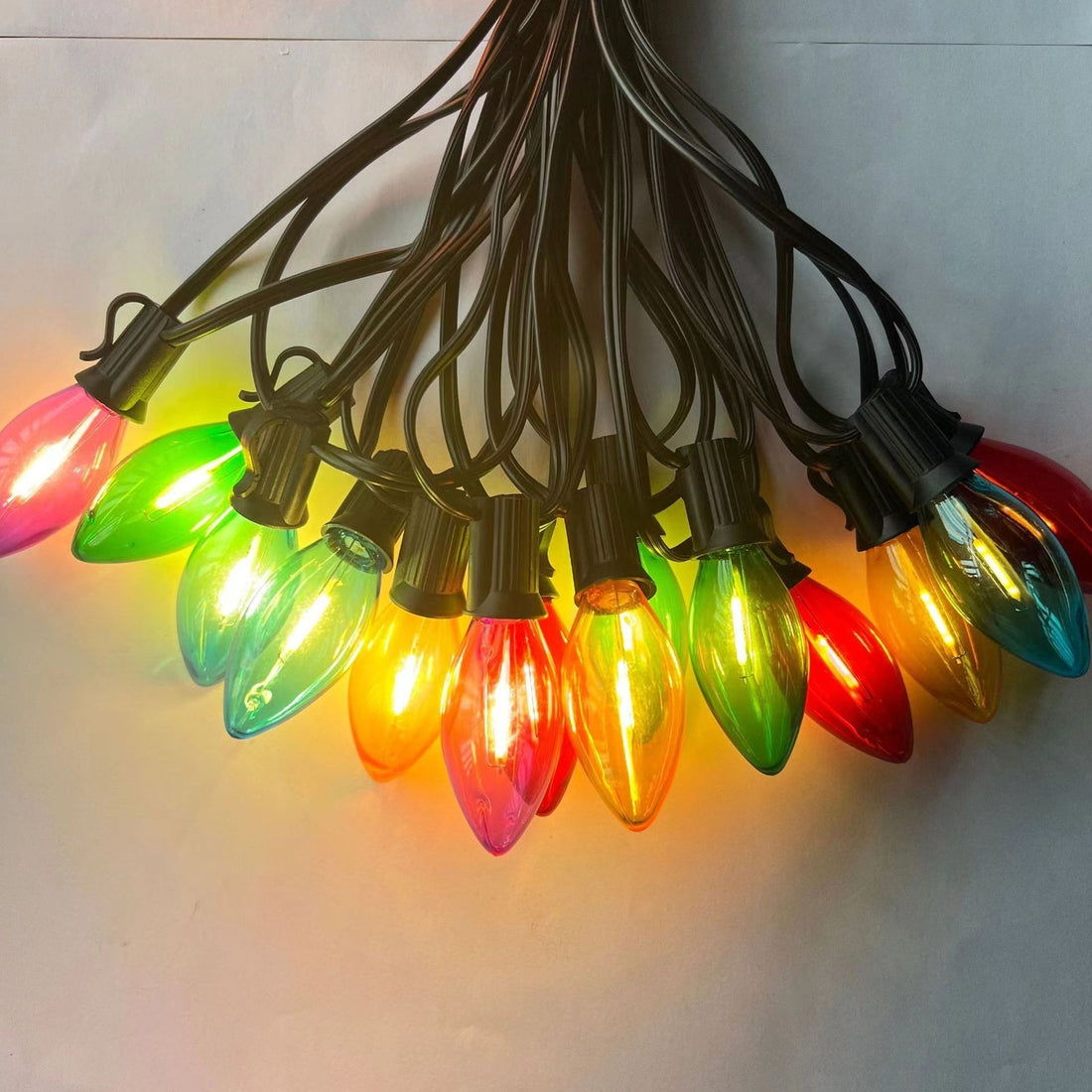 Holiday Christmas Decoration Solar Remote Control Lithium Battery