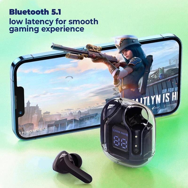 Bluetooth 5.3 Over-ear Headphones, Air31 True Wireless Stereo Hi-fi Sound Headphones, Nirkabel Headphones LED