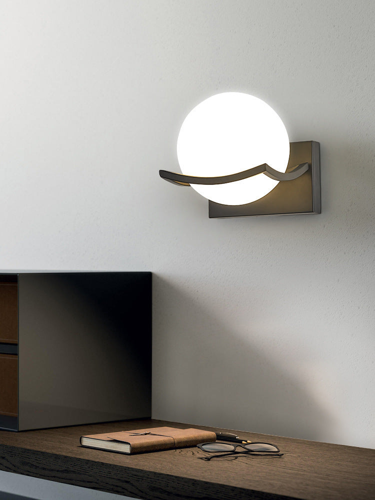 Modern Minimalist Bedroom Bedside Wall Lamp