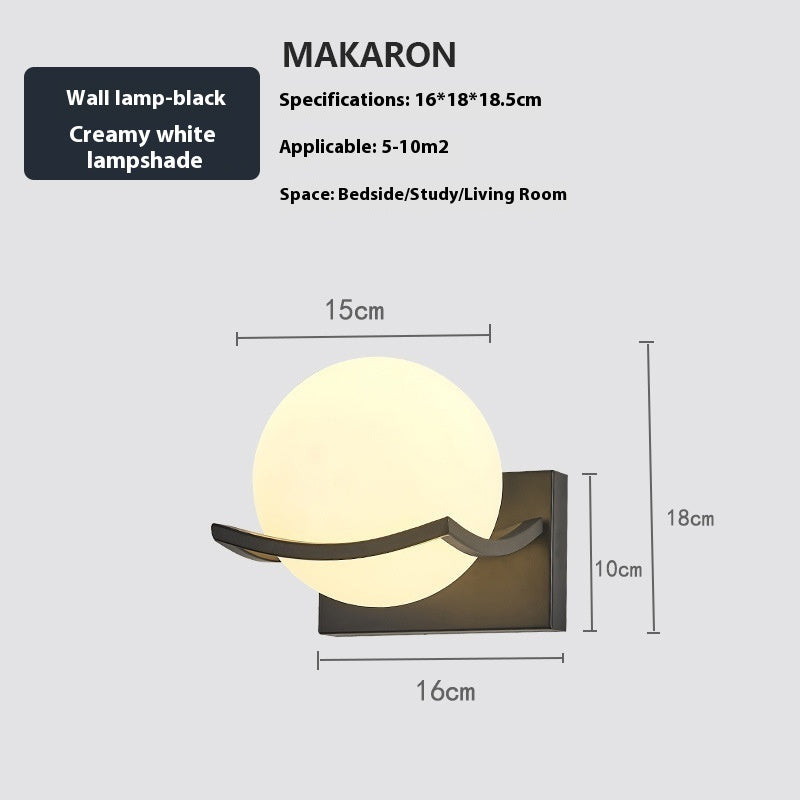 Modern Minimalist Bedroom Bedside Wall Lamp