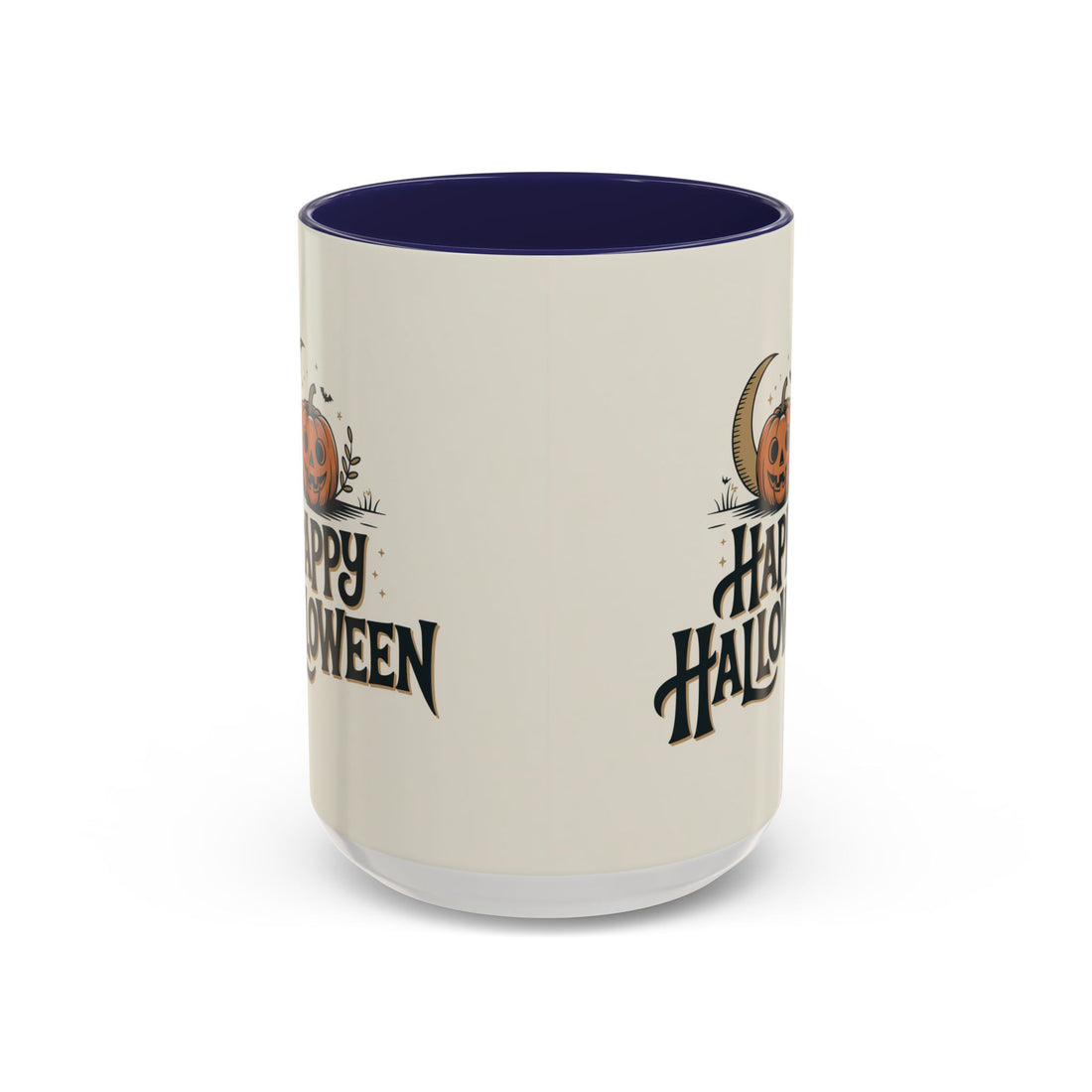 Halloween Accent Coffee Mug - Spooky Pumpkin Design, Perfect for Fall Decor, Halloween Gift, Party Mug, Coffee Lover's Gift