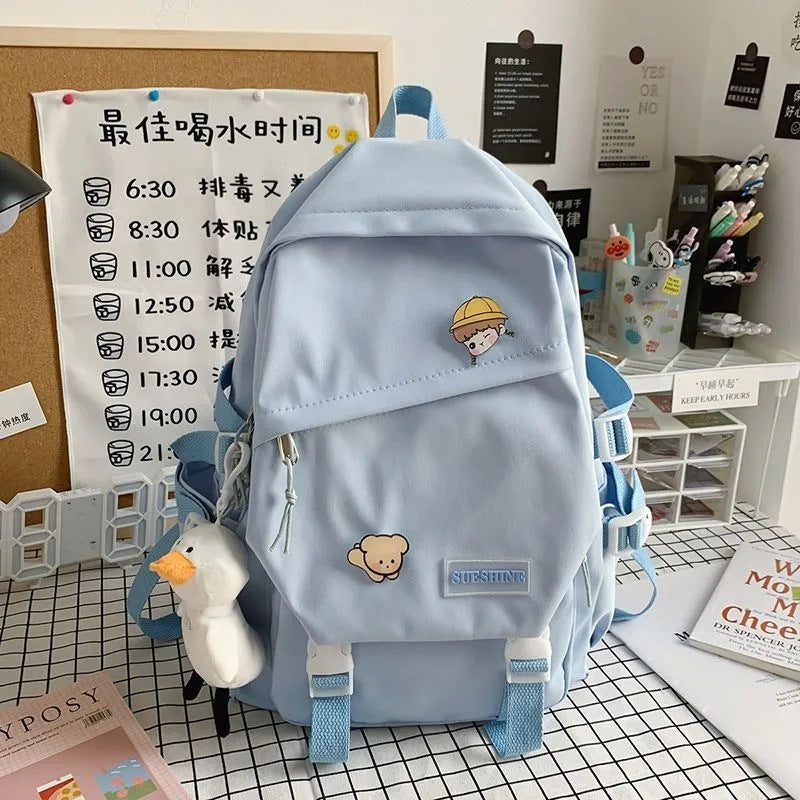 Mori Style Junior's Schoolbag High Quality And Large Capacity