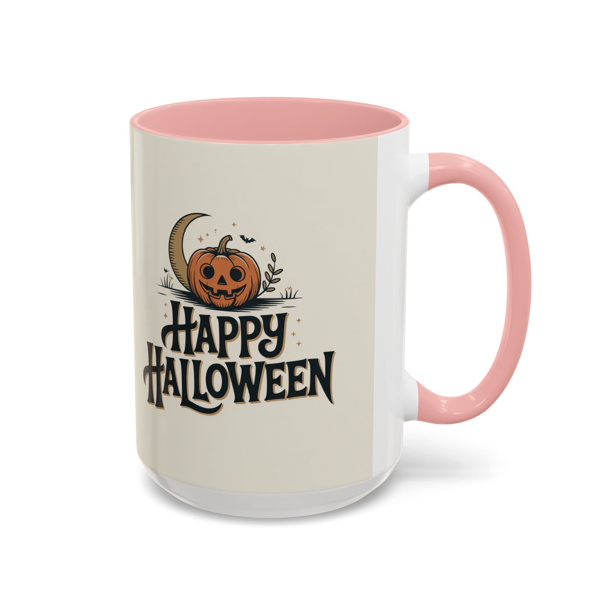 Halloween Accent Coffee Mug - Spooky Pumpkin Design, Perfect for Fall Decor, Halloween Gift, Party Mug, Coffee Lover's Gift