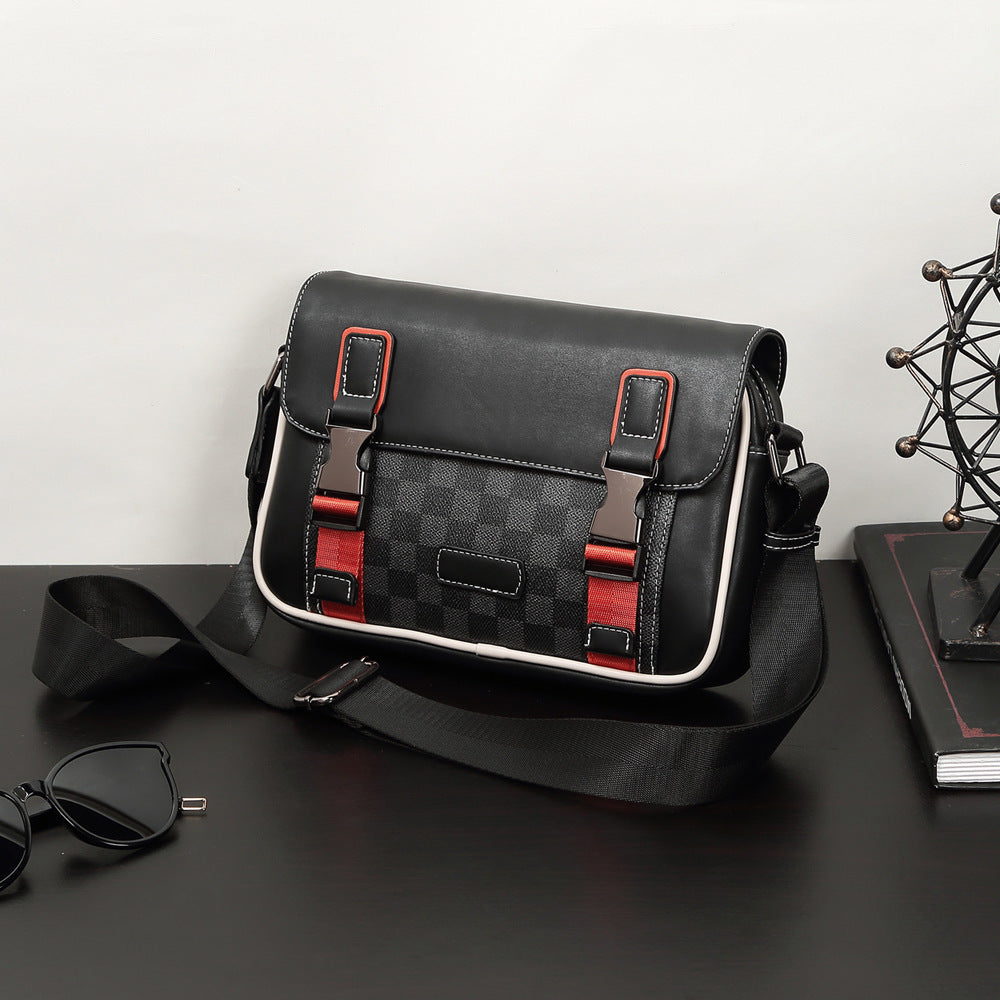 New Men's Casual Horizontal Commuting Business Shoulder Bag