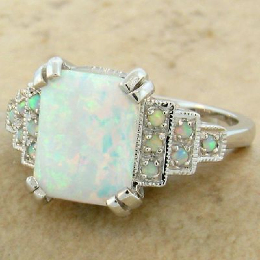 Women's Vintage Ring European And American Ladies Engagement Ornament