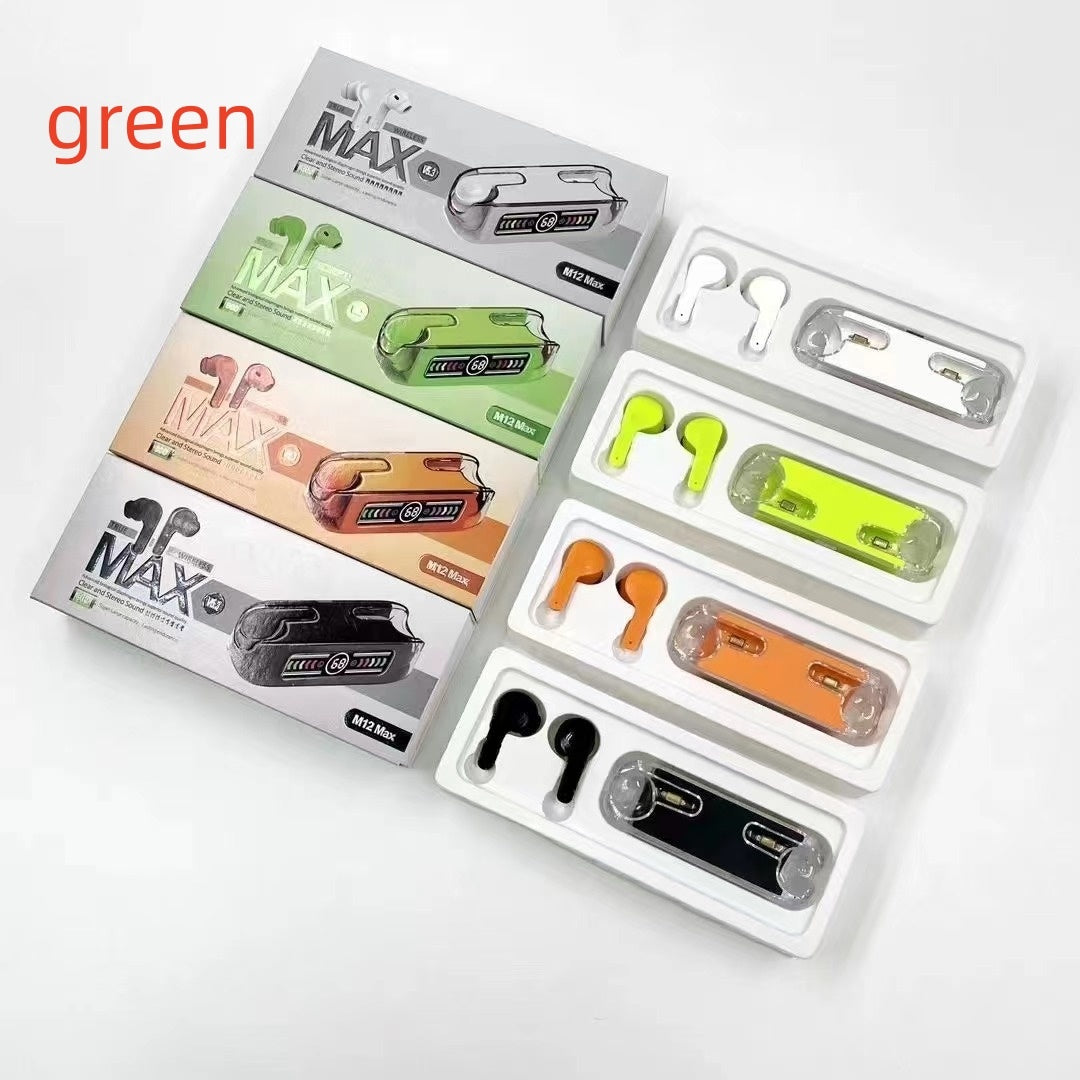 M12 MAX Wireless Bluetooth Headset Digital TWS