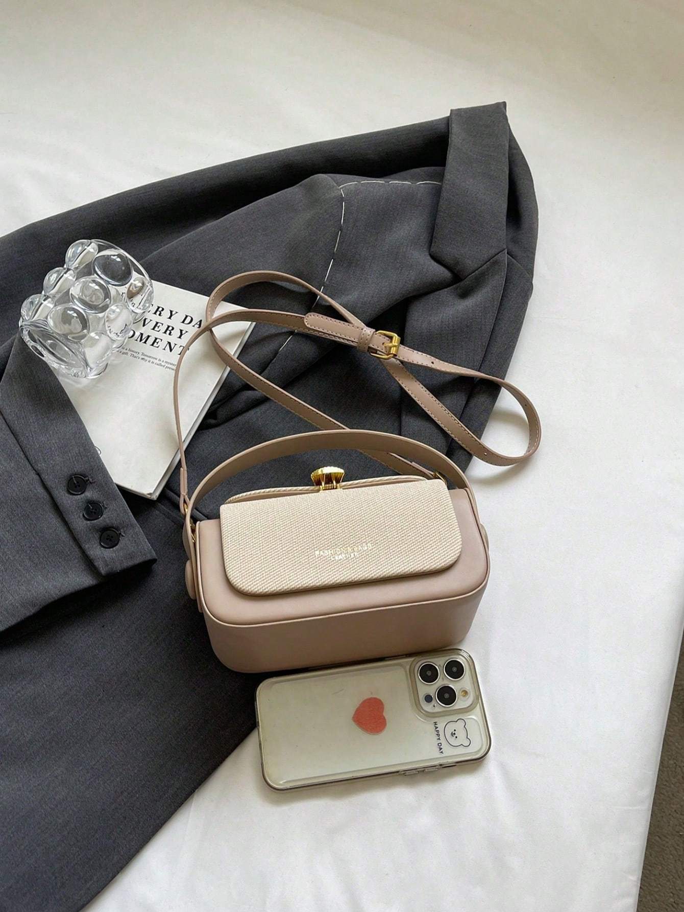 Women's Fashion Trapezoid Handbag With Top Handle, Elegant & Simple Design, Large Capacity, Bag For Women Elegant