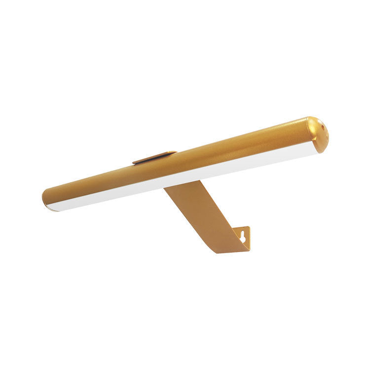 Magnetic Suction Bathroom Mirror Front Remote Control Dimmable Three-color Temperature Wall Painting Lamp Without Strobe