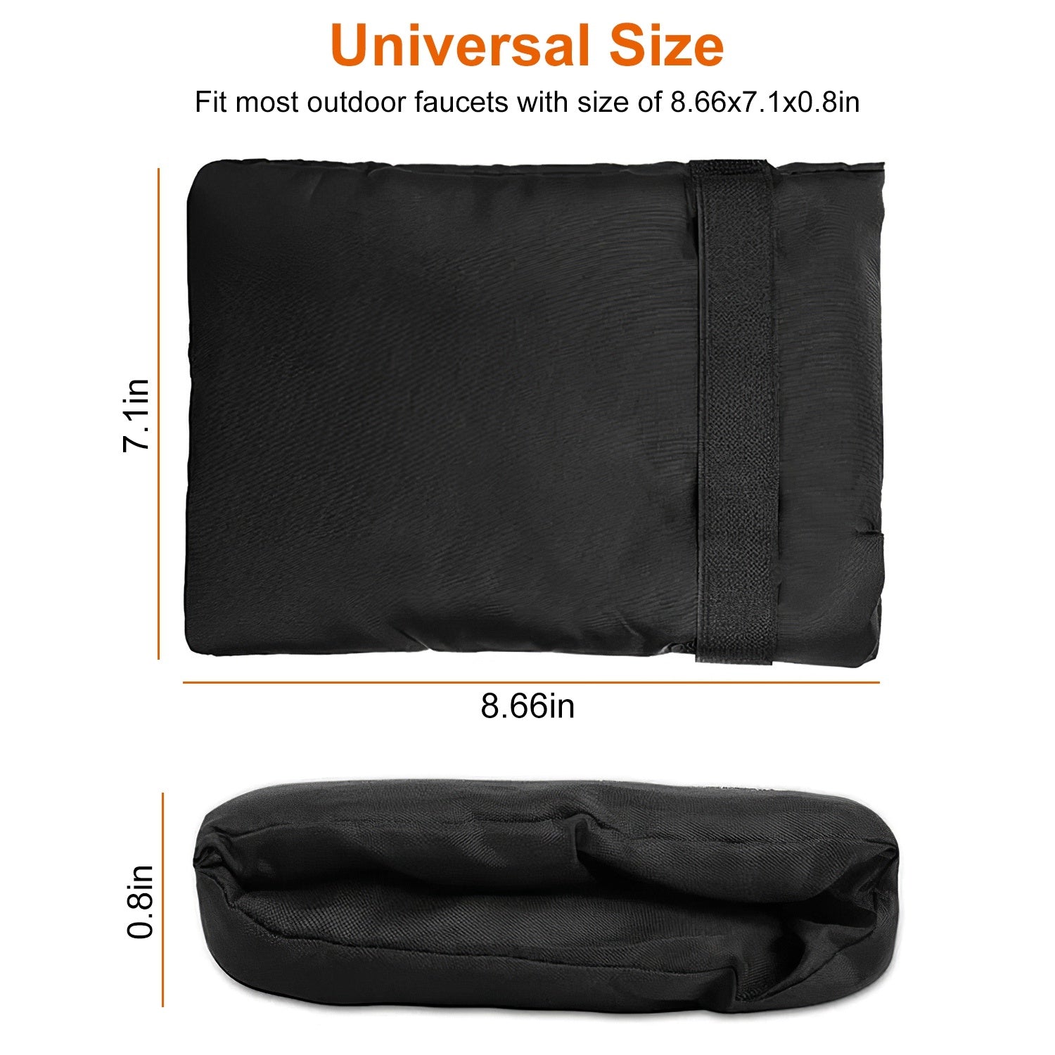 4Pcs Outdoor Faucet Covers Outside Garden Faucet Socks Winter Faucet Hose Bib Protector Spout Cover For Winter Freeze Protection