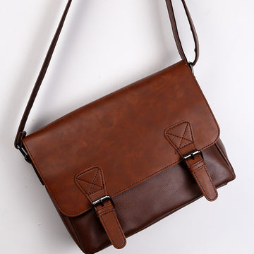 Men's Fashion Unique One-shoulder Vintage Satchel