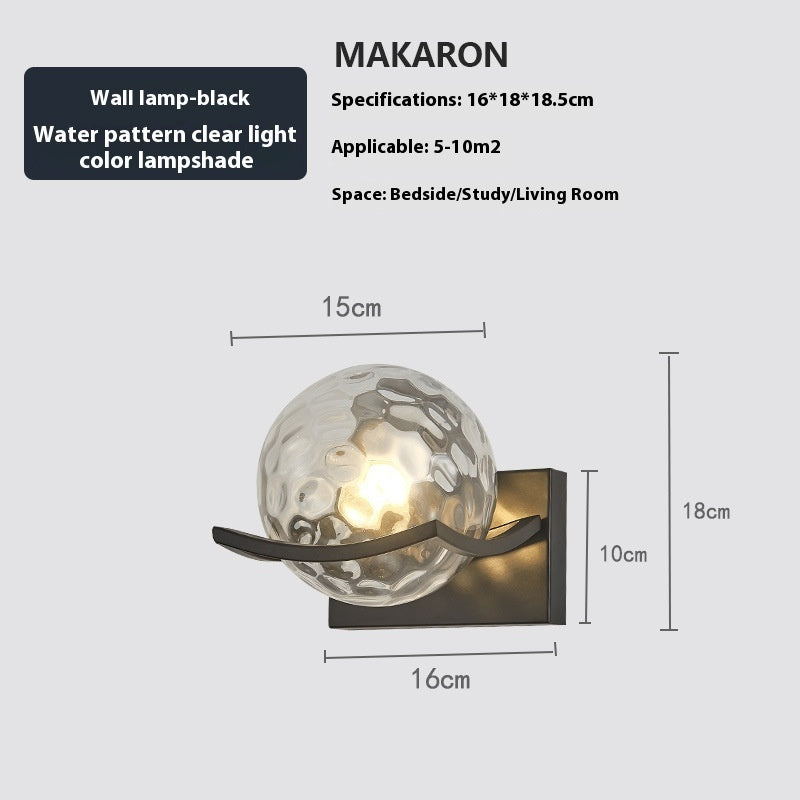 Modern Minimalist Bedroom Bedside Wall Lamp