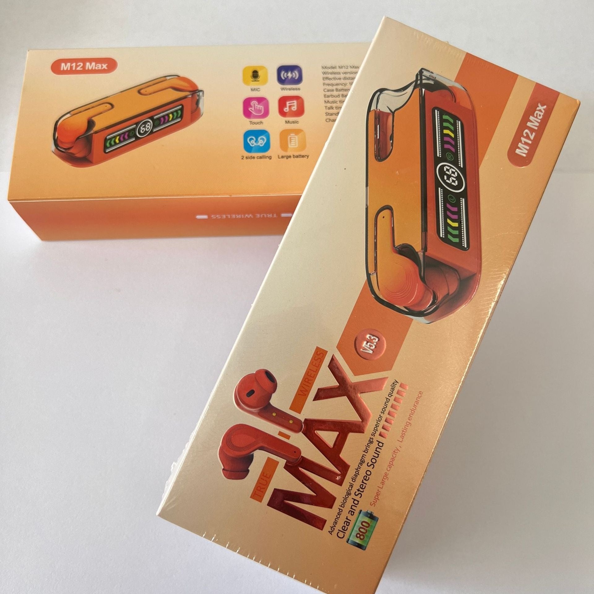 M12 MAX Wireless Bluetooth Headset Digital TWS