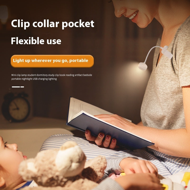 New Homehold Led Charging Book Clip Light