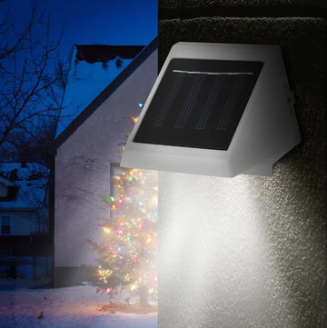LED Solar Powered Stair Lights Dusk-To-Dawn Waterproof Garden